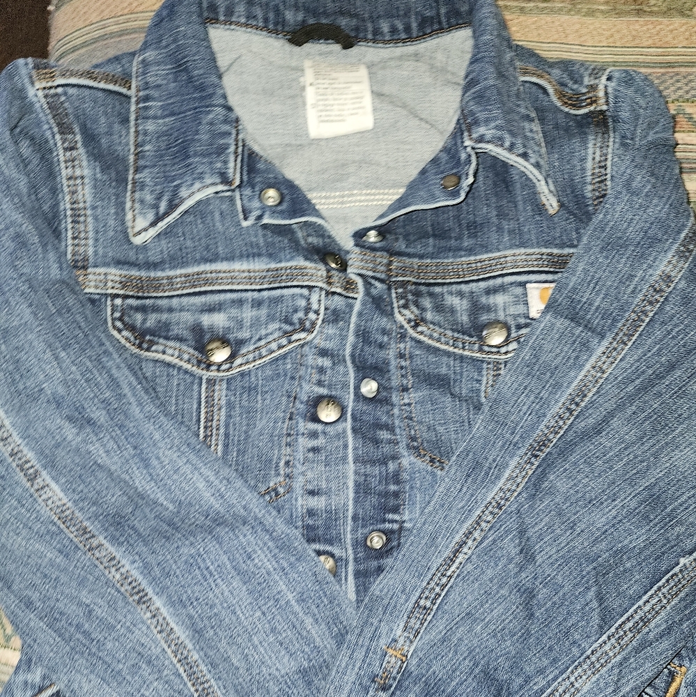 Carharrt women denim jacket